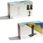TooQ Soporte de Mesa para Tablet TQATC2601-B Negro, Soporte VESA 75x75 hasta 3kg, Ajuste Inclinación 75° y Rotación 90°, con Ocultación Cables